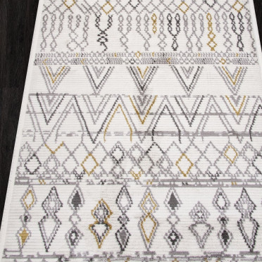 Ковер A932AW - P.WHITE / ANTRACITE - Прямоугольник - коллекция JOLI