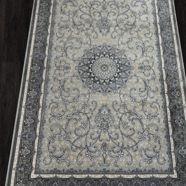 Ковер персидский 752197 Kashan (Хит-сет, серый)