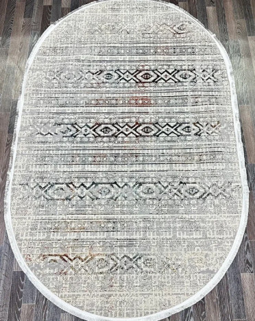 Ковер турецкий L152A FESTIVAL (Полиэстер, серый)