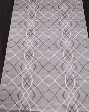 Ковер российский D532 SILVER (Полипропилен, серый)