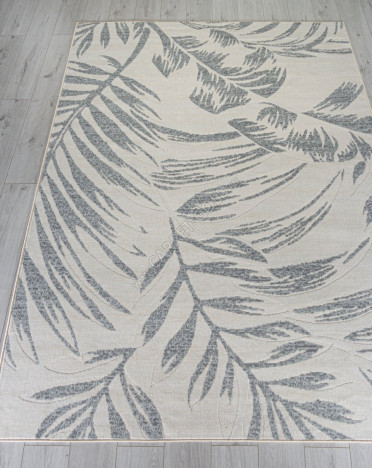 Ковер российский MP34 RUNI (Полипропилен, серый, кремовый)