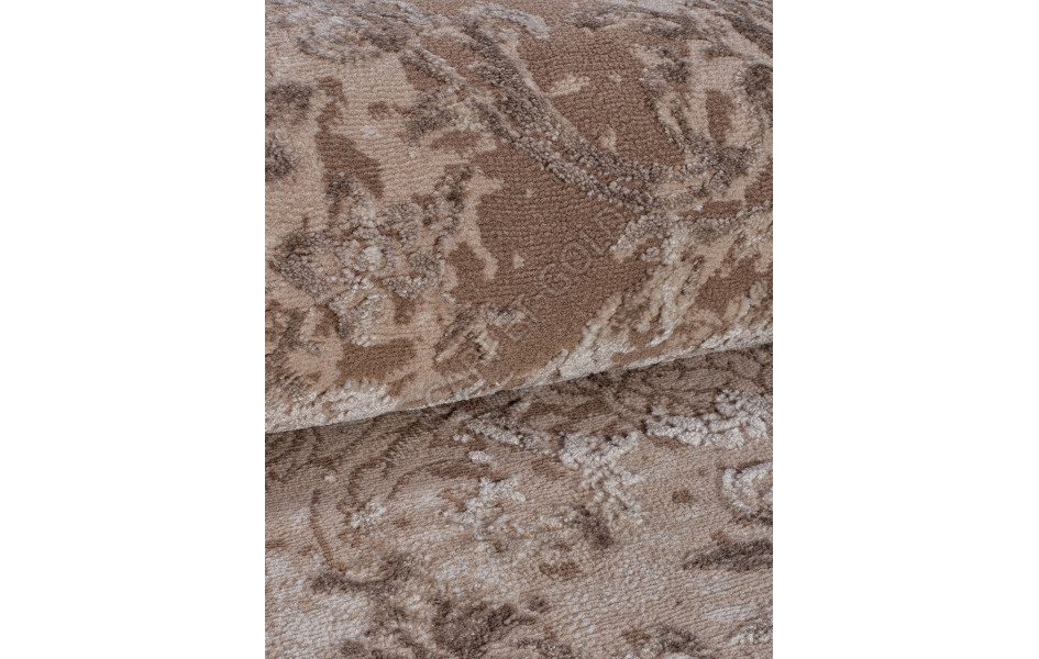 Ковер турецкий овальный 03708A BROWN - коллекция ARMINA