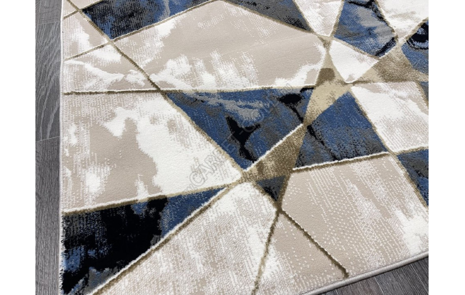 Турецкий ковер 40657B_MAVI/ K.GRI