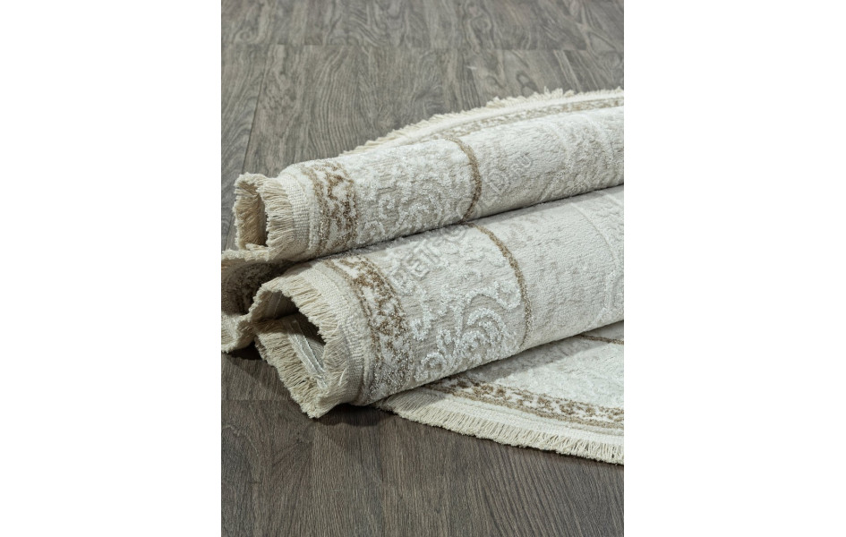 Ковер 26702Z - CREAM / WHITE - Овал - коллекция RUBI