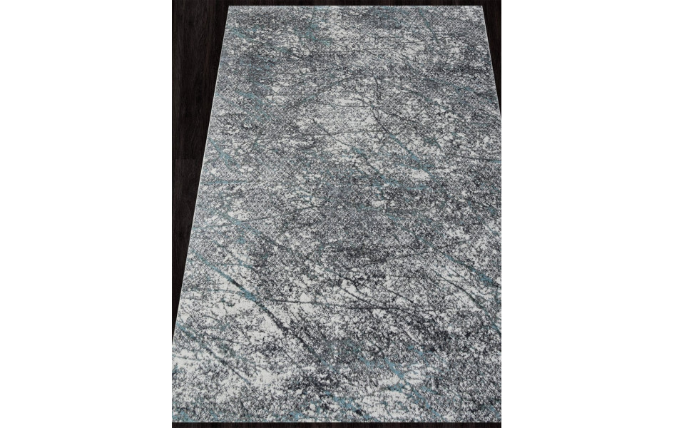 Ковер 02474H - BLUE / GREY - Прямоугольник - коллекция SAFARI