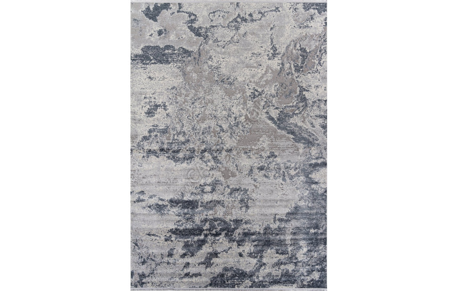 Ковер 00267 - GREY / BLUE - Прямоугольник - коллекция DUBAI