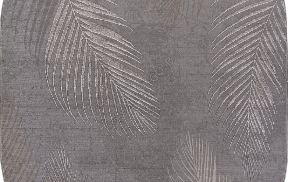 Ковер F167 - GRAY - Овал - коллекция LIMAN