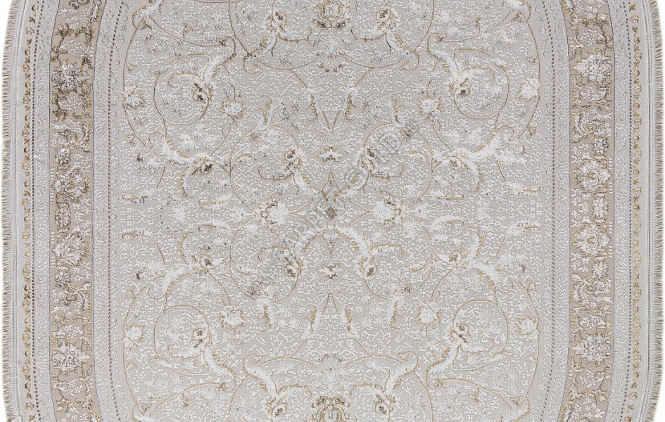 Ковер M101B - CREAM / CREAM - Овал - коллекция ZARINA